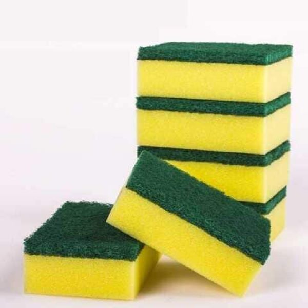 Kitchen Sponge with Scrubber Packet of 6 Pieces