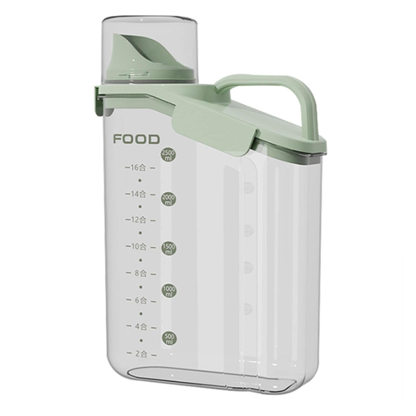 2500ml Double Sealing BPA-Free Visible Food Storage Container