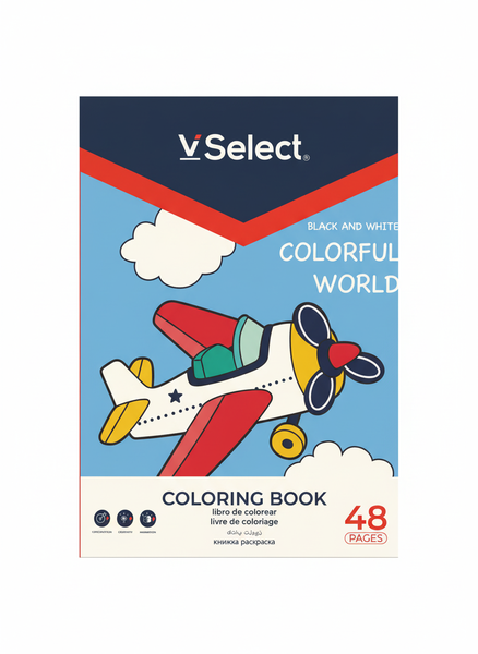 Colouring in book world 48 pages