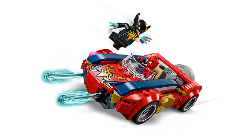 LEGO Marvel Spider-Man vs Venomized Wolverine Car 134 Pieces