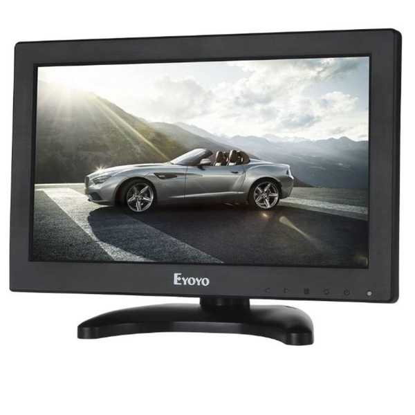 Eyoyo 12'' CCTV Monitor | High Resolution Screen | Small LCD TV | Portable