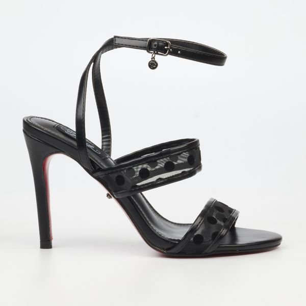 Miss Black Jazz 50 Women Mesh High Heels - Black