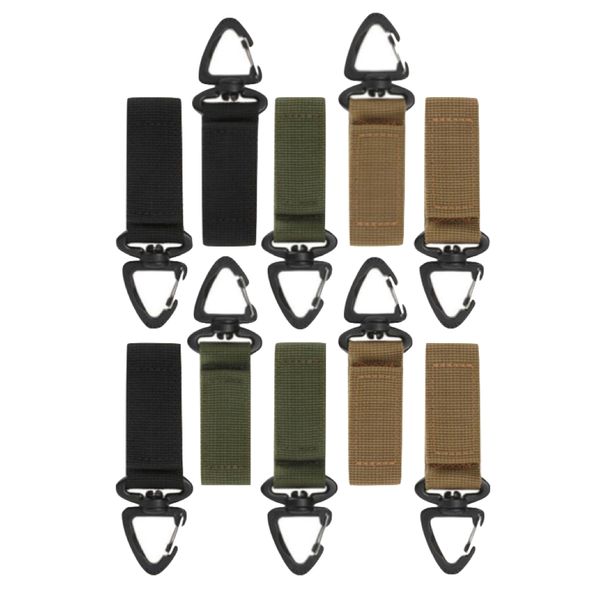 Camping Survival Rotatable Belt Clip - Set of 10