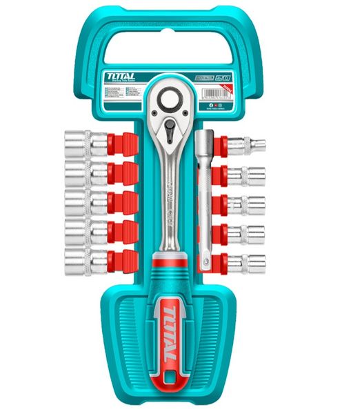 Total Tools 12 Pieces 1/4" Socket Set