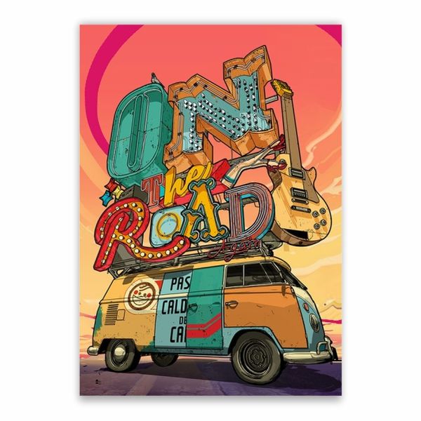 On The Road Poster - A1