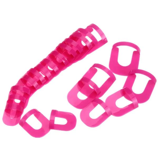 Nail Polish Protector for Fingers Nail Polish Guard Soft Plastic U Shield