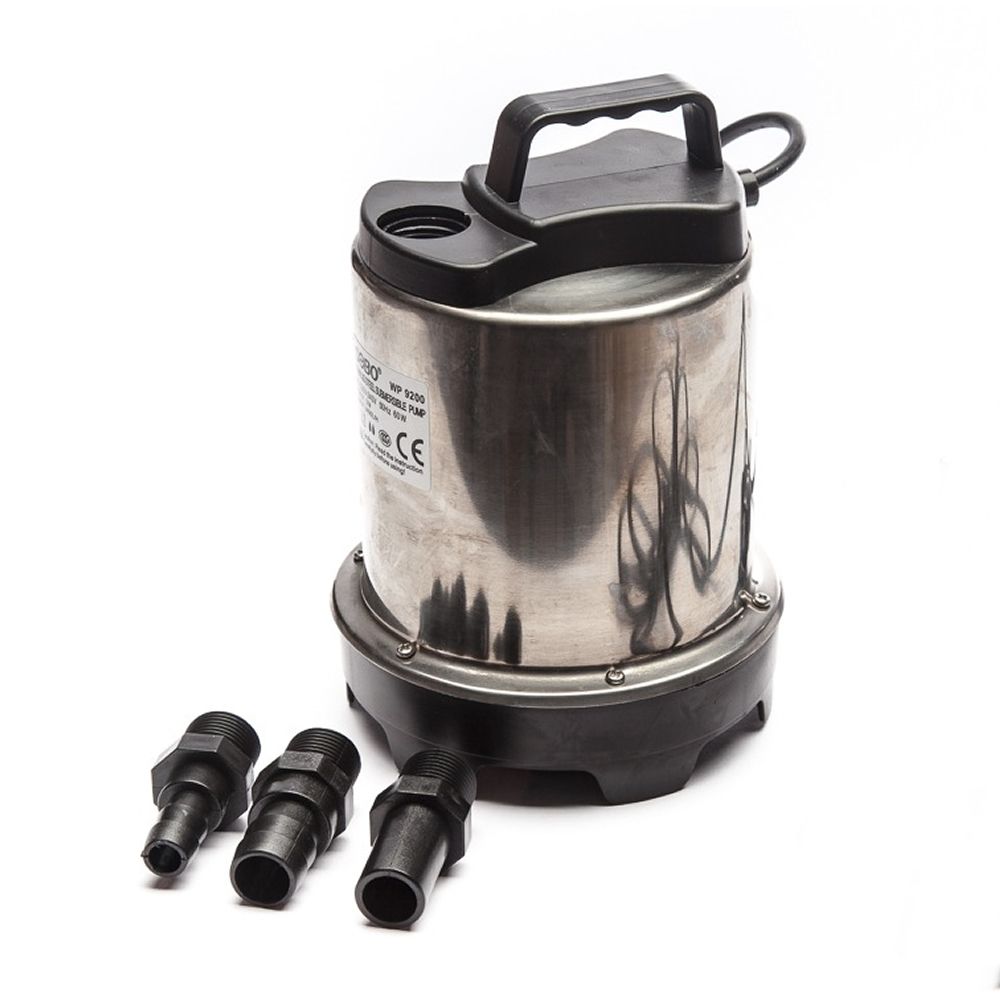 SOBO Submersible Stainless Steel Water Pump. 60w, 2400 L/H, Max Height 3m.