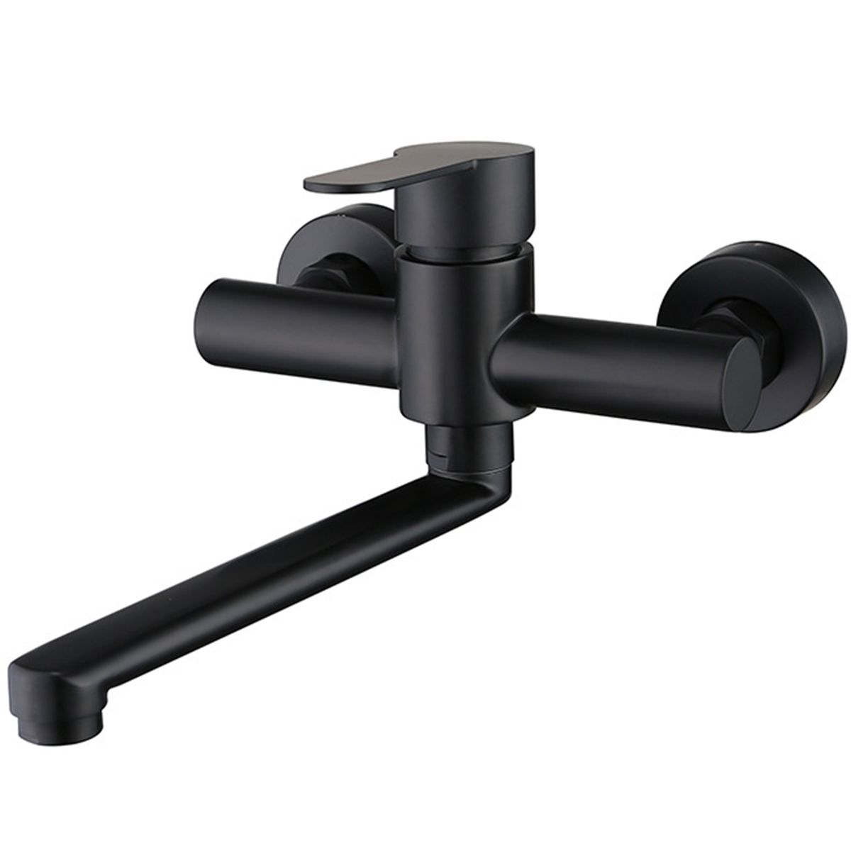 Kitchen Mixer Tap Wall Mounted 360 Rotatable Cold Hot Water Sink Faucet