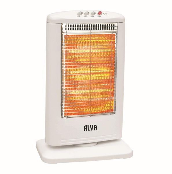 ALVA Electric Quartz Heater 1200W | 3 Bars | White
