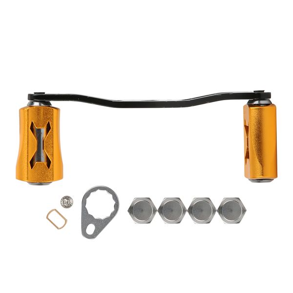 Gold Gun Metal Fishing Reel Rocker Arm