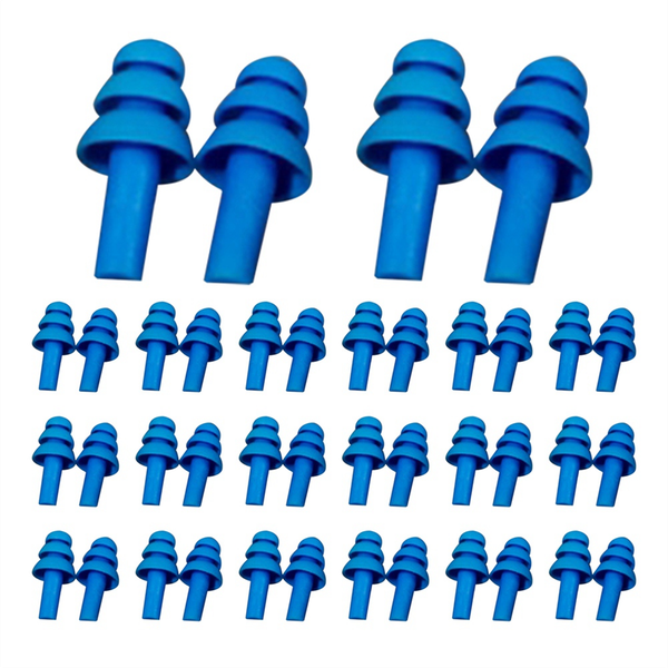 40 Pcs Soft Silicone Ear Plugs Waterproof Swimming Ear Plugs Reusable