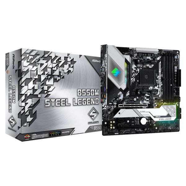 ASRock B550M Steel Legend AM4 M-ATX Motherboard