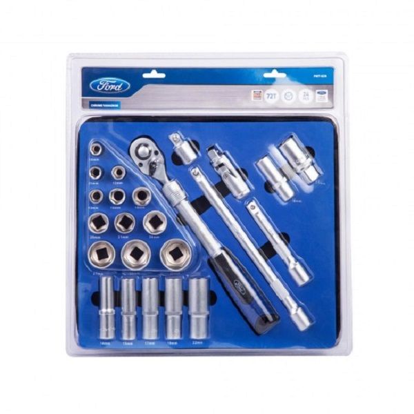 24 Piece Ratchet Socket Set