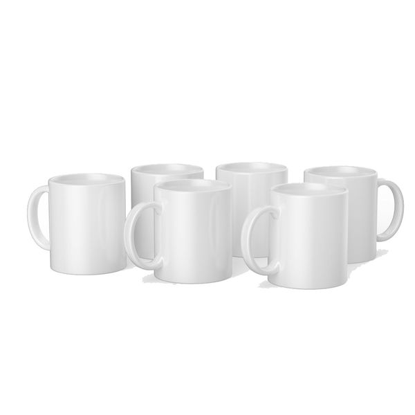 Cricut 350ml 6-Pack Ceramic Mug White 2008942
