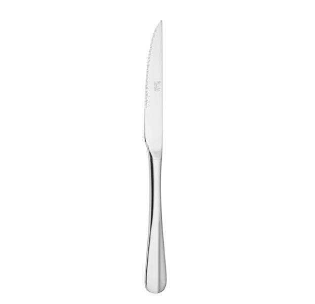 Silver Nov Baguette Stainless Steak Knife 18/0 - Set of 12