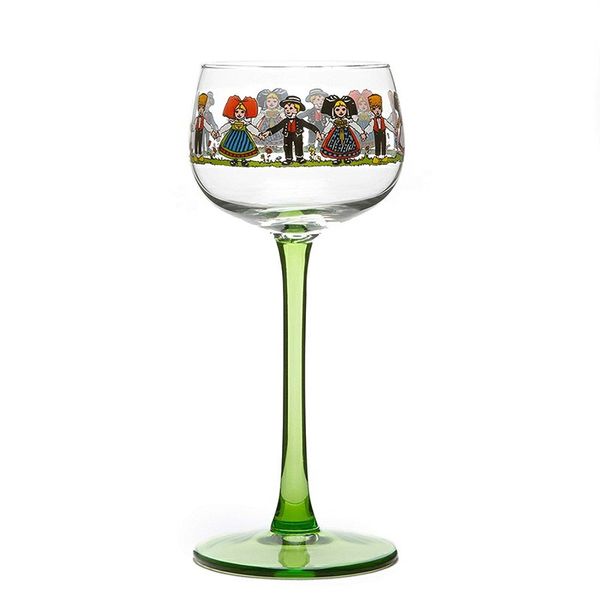 Alsace Motif Hansi Glass