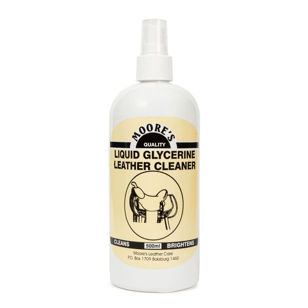 Moore's Liquid Glycerine Leather and Saddle Cleaner - 500ml By Great Empire