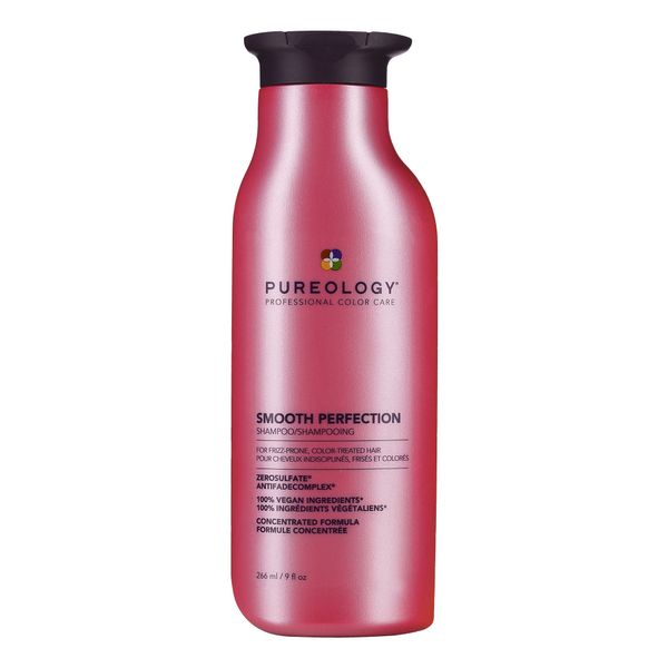 Pureology Smooth Perfection Shampoo - Smoothing Shampoo for Frizzy Hair - 266ml