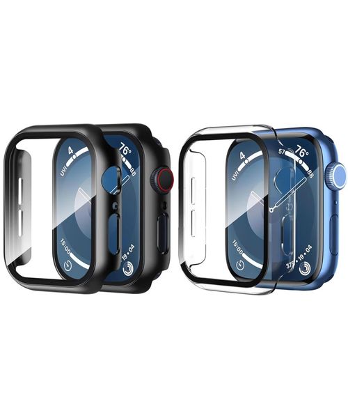 2 Pcs Watch Case 42mm HD Screen Cover Compatible with iWatch Series 10