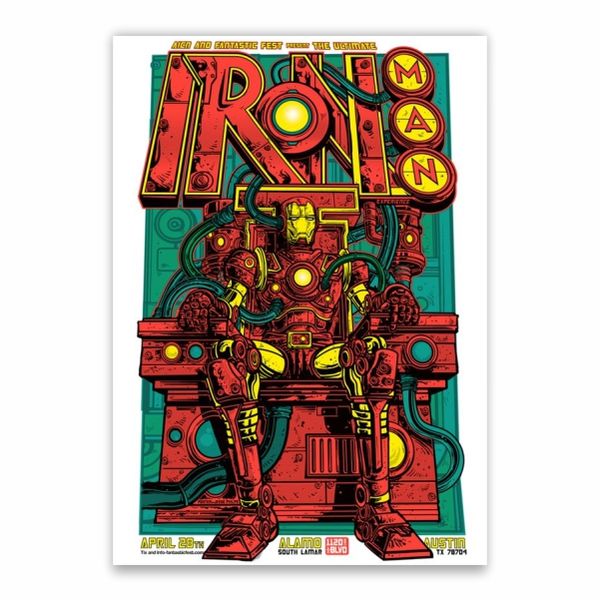 Iron Man Comic Book Poster - A1