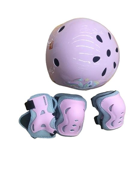 Children's Helmet With Knee And Elbow Pads