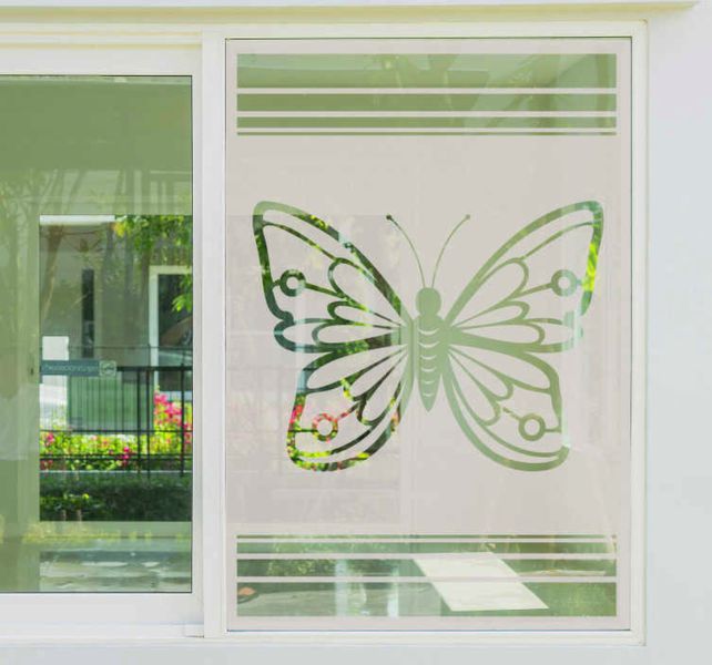 Imaging Architects Butterfly Frosted Windows / Glass Decal