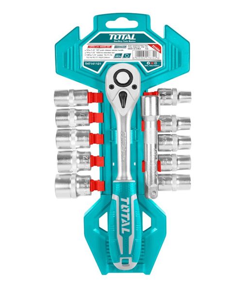 Total Socket Set 1/2 Inch 12 Pcs