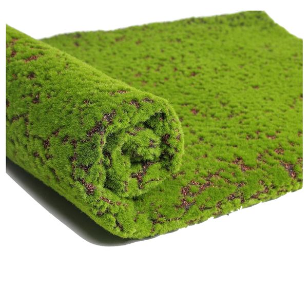 Garden Home Artificial Grass Yellow Red Spot Turf Decoration (1m)