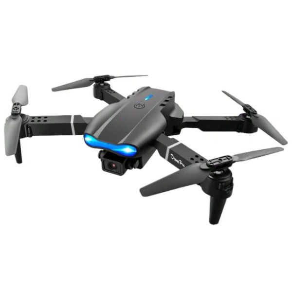 E99 - Foldable Dual Lens Drone With Precision Flight Control - Black