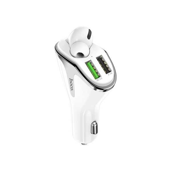 Hoco E47 Pro Wireless Earphone Car Charger