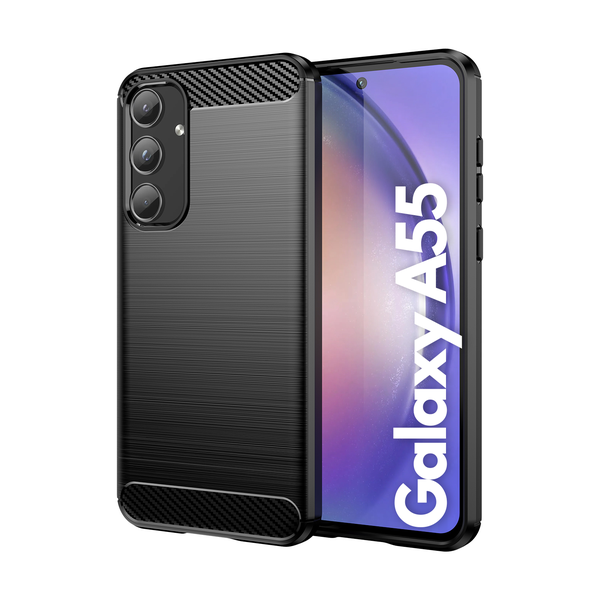 CellTime Carbon Fiber Design Case for Galaxy A55 Shockproof Cover