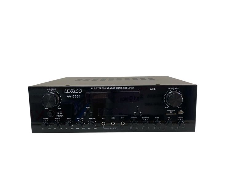 Lexuco Power Amplify 4 Channels &amp; Clean Sound(AV-9991)