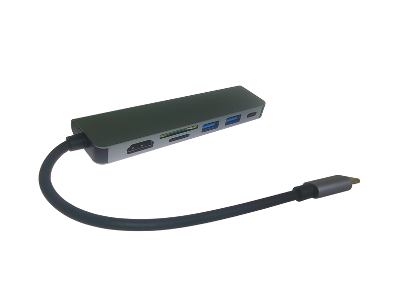 USB Type-C to HDMI 6 in 1 Adapter