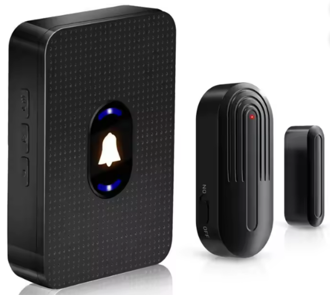 Daytech Wireless Door Sensor Chime - Black