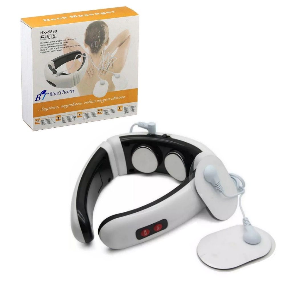 Bluethorn Electric Pulse Neck Massager With Electrode Patch Therapy Shop Today Get It