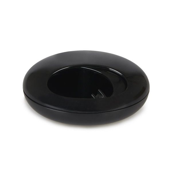 Ashtray Pebble - Black Melamine