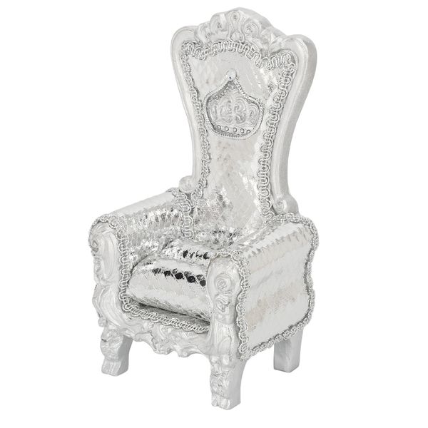Silver Chair Jewelry Stand - Retro Ring Holder