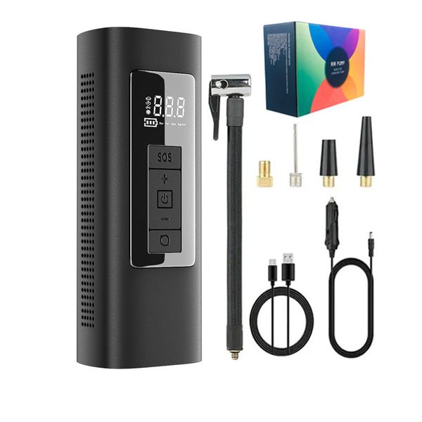 Wireless Digital Charging Air Pump -With Power Bank (12V)
