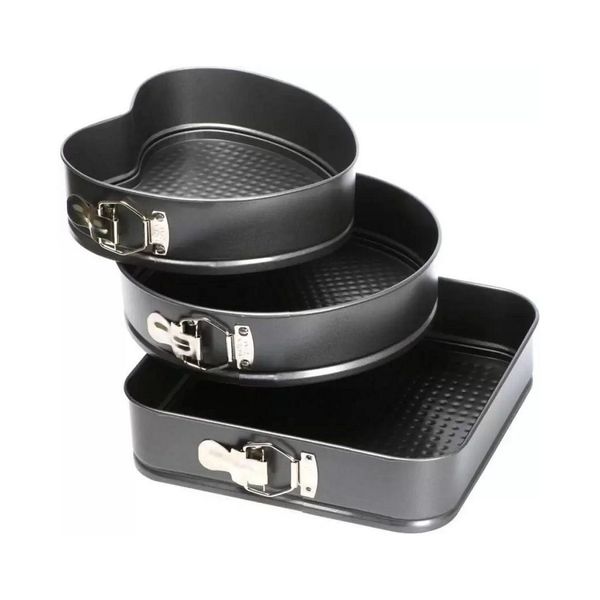 Non-Stick 3 Piece Shape Baking Trays