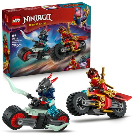 LEGO® NINJAGO® Kai's Motorcycle Speed Race Playset with 2 Ninja