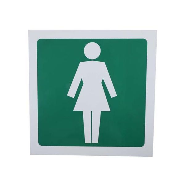 Plastic Ladies Toilet Sign 290 x 290mm