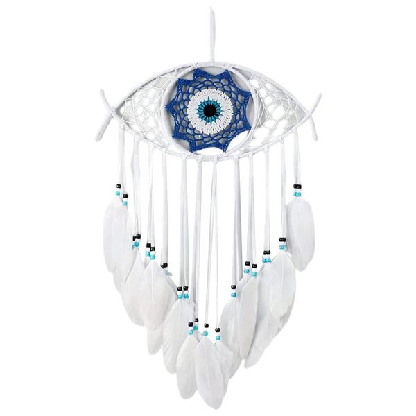 Evil Eye Dream Catchers For Bedroom Hand-Woven Macrame Dreamcatcher 1