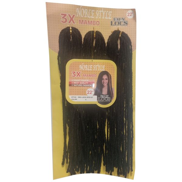 3X Mambo Faux Locs