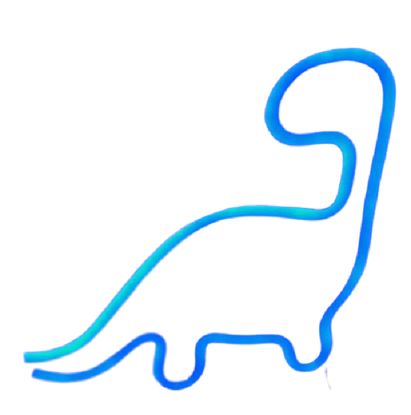 Baby Dinosaur Neon Sign Night Light for Kid Gifts Party USB/Battery Powered
