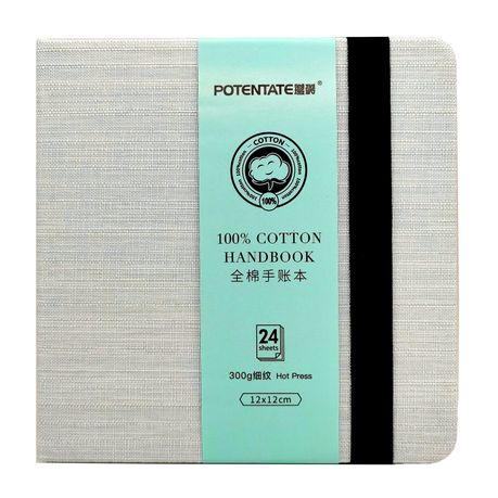 Potentate 300gsm 100% Cotton Hot-Pressed Watercolour Handbook B - 12x12cm Image