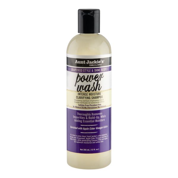 Aunt Jackie's Grapeseed Style &amp; Shine Recipes Power Wash - 355ml