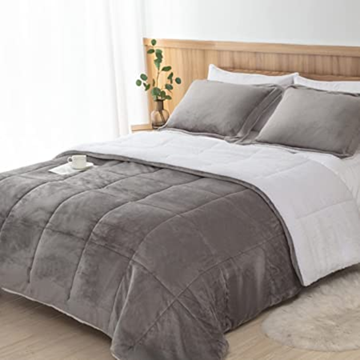 3 Piece Fleece Comforter Bedding Set Shop Today. Get it Tomorrow!