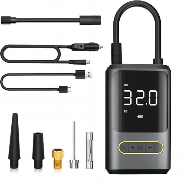 Smart Pump-Portable Digital Air Compressor Cordless Tire Inflator Tyre Pump