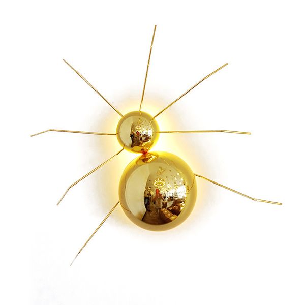 Spider Wall Lamp 40cm, LED Warm Light 3W Children's Room Common Common Shar