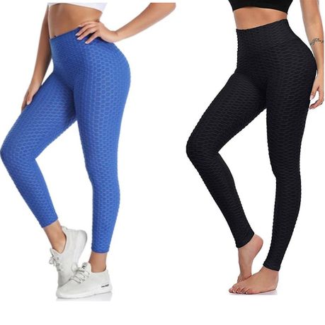 2 x Scrunch Booty Leggings Honeycomb Bubble Bum Yoga Pants Tights, Shop  Today. Get it Tomorrow!